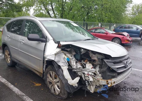 2013 Honda Cr-V Ex-L z USA, uszkodzony, nr VIN 2HKRM4H75DH610182